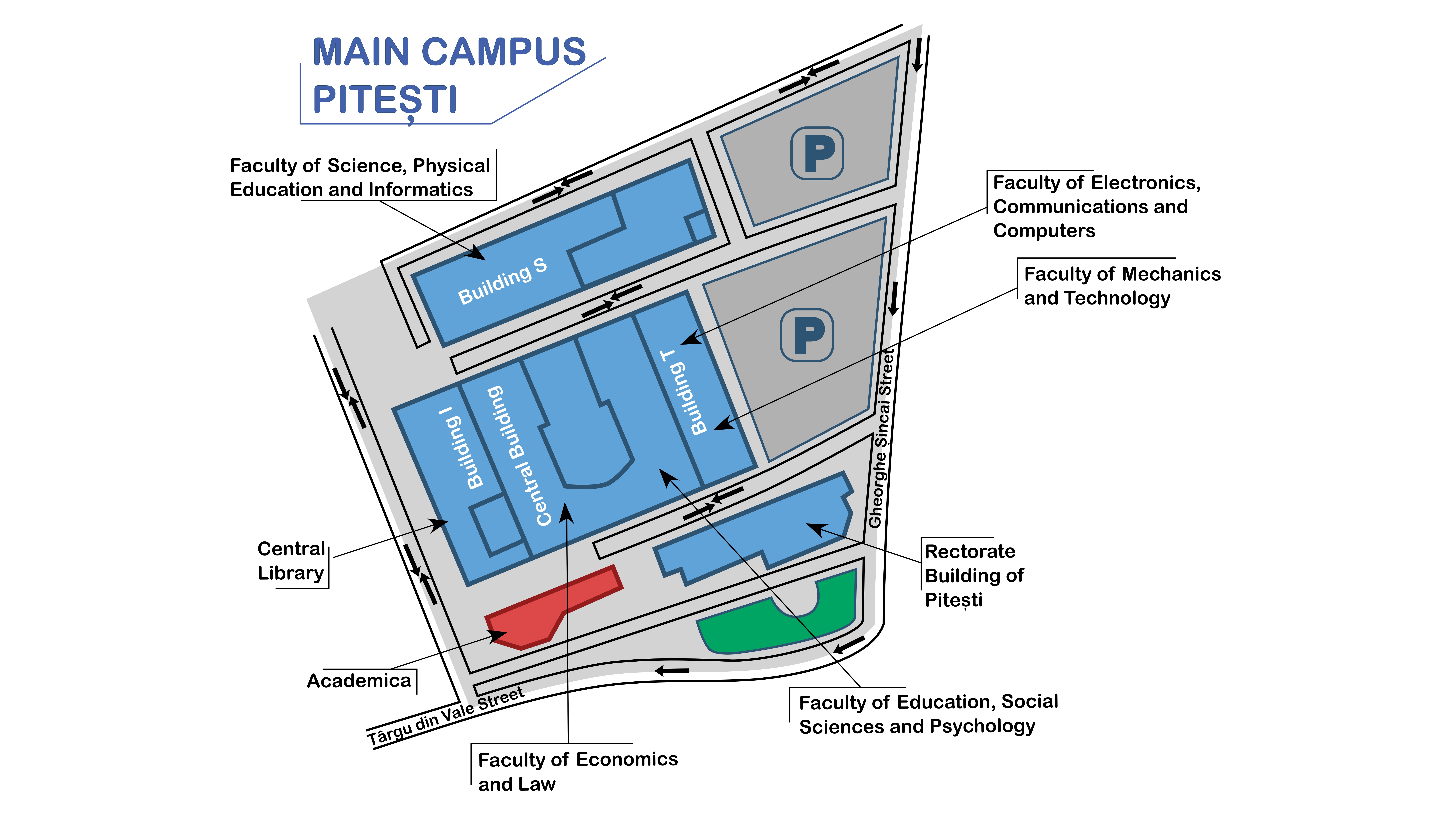 politehnica pitesti main campus