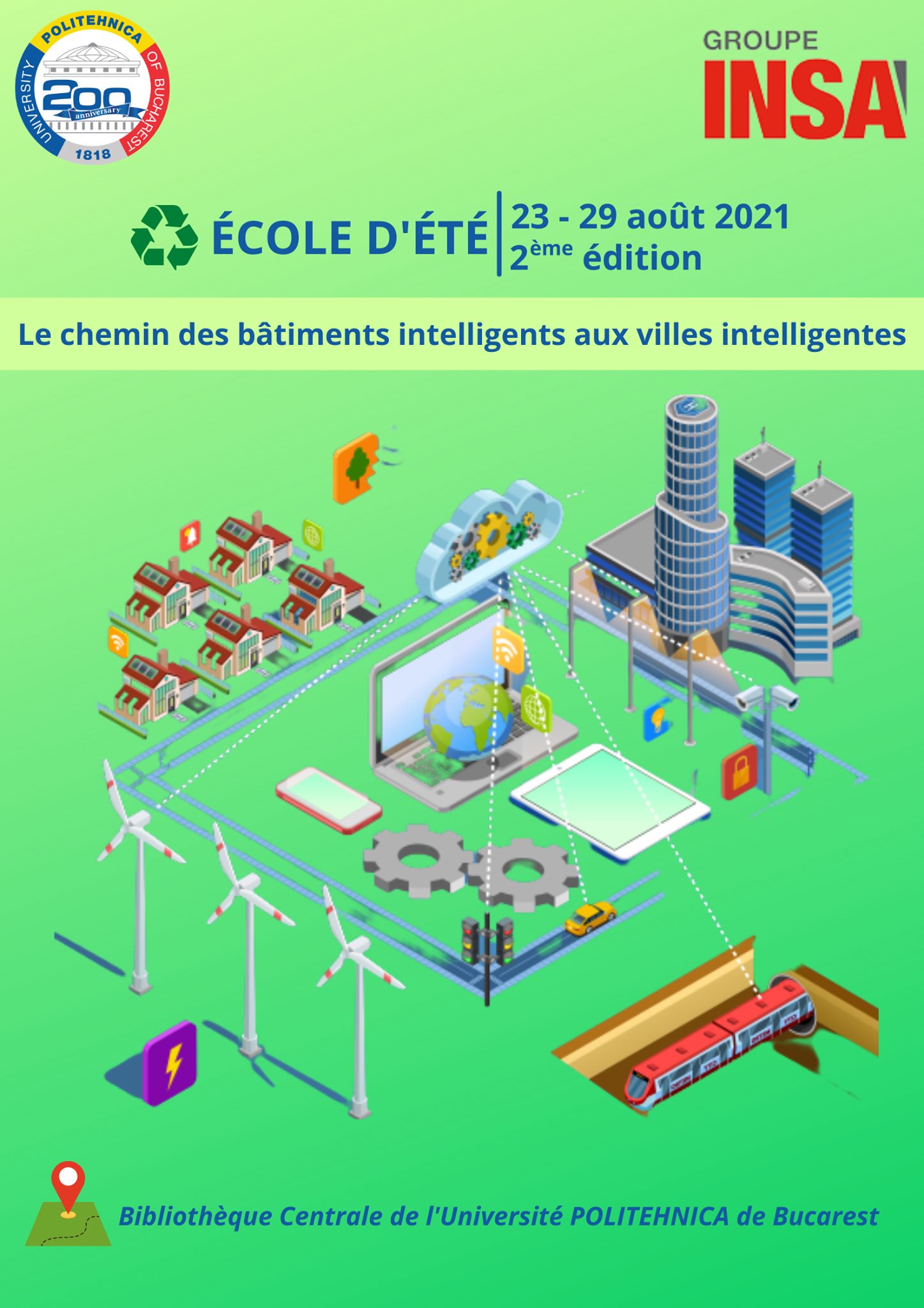 UPB & Groupe INSA Summer School 'The Way from Smart Buildings to Smart Cities'